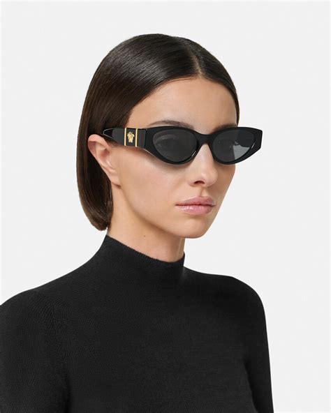 nib authentic versace runway medusa cat eye sunglasses|Medusa Runway Cat.